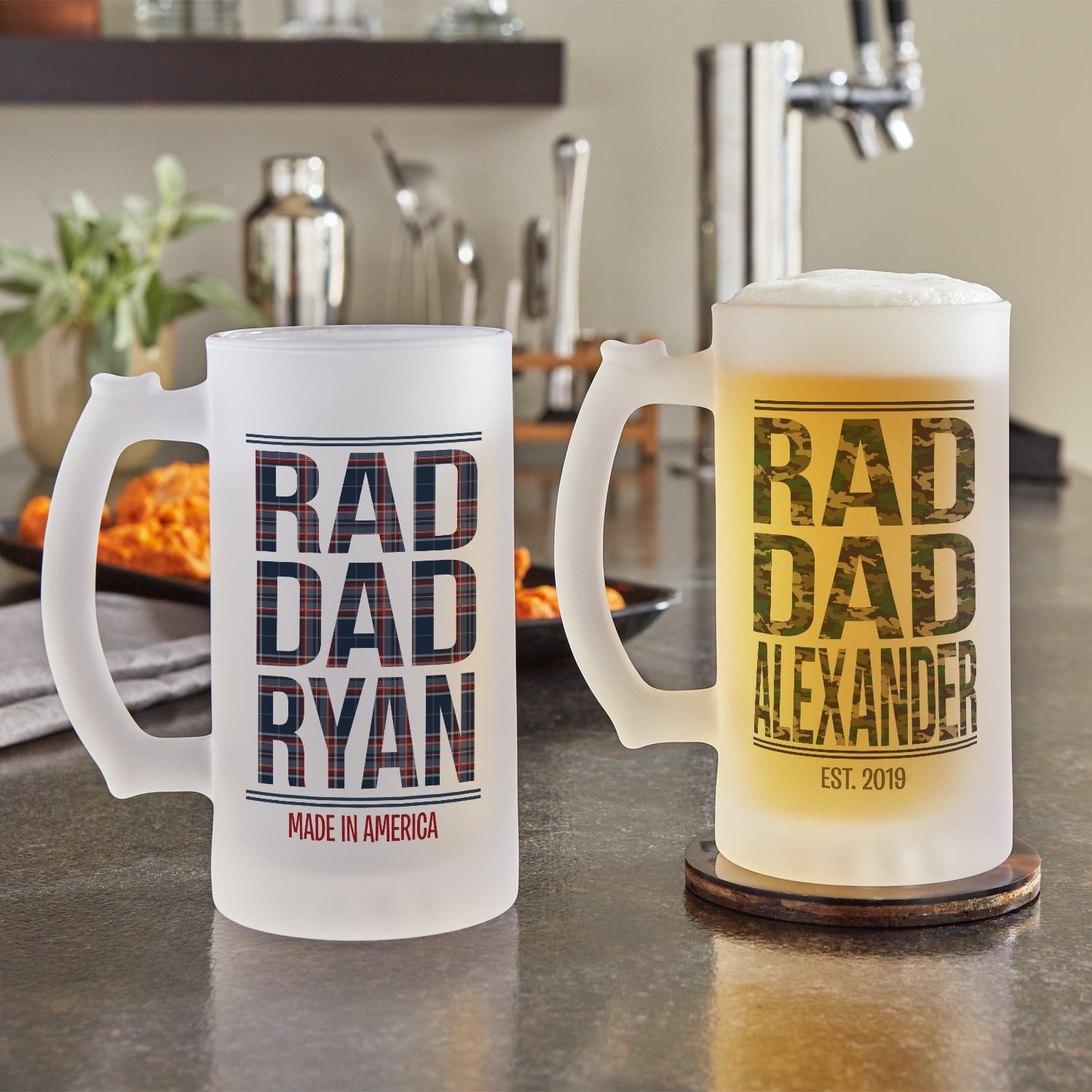 Download Personalized Rad Dad Frosted Beer Mug - Camo - Walmart.com ...