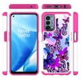 thumbnail image 2 of OnePlus Nord N200 5G color two in one all inclusive phone case protective case，butterfly, 2 of 5