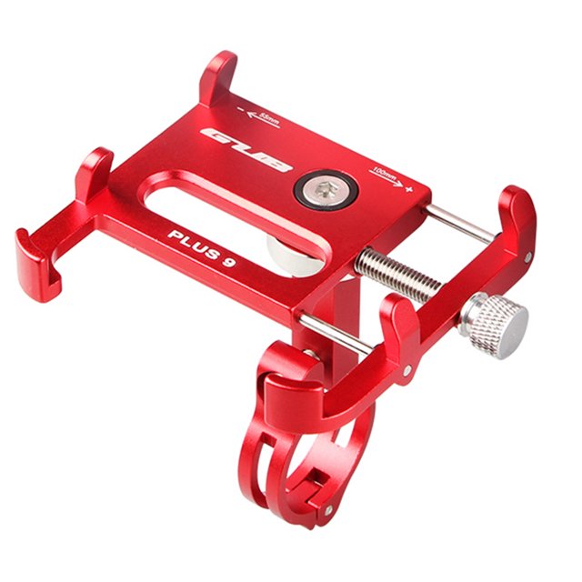 GUB Plus 9 Soporte para manillar de bicicleta con soporte para teléfono 55-100 mm Soporte ajustable con rotación de 360 grados Inevent VI0102-01B