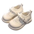 thumbnail image 3 of CAICJ98 Toddler Girl Tennis Shoes Lightweight Breathable Slip on Shoes Cute Shoes Baby Girl Beige (Toddler/Little kid),8.5, 3 of 6