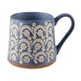 thumbnail image 3 of Pfaltzgraff® 18-Ounce Silk Screen Floral Set of 6 Stoneware Mugs in 3 Colorways, 3 of 7