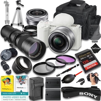 Sony Professional ZV-E10 Mirrorless Vlogging Camera with 16-50mm
