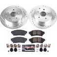 thumbnail image 3 of PowerStop Rear Z23 Evolution Sport Carbon-Fiber Ceramic Brake Pad and Drilled & Slotted Rotor Kit Fits: TOYOTA Select Models K6099, 3 of 10