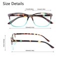 thumbnail image 2 of Gafas de lectura Henotin Blue Light Blocking 1.75 (paquete de 4), 2 of 8