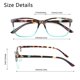 thumbnail image 2 of Gafas de lectura Henotin Blue Light Blocking, paquete de 4 (1.25 unidades), 2 of 8