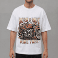 thumbnail image 5 of Men's 100% Cotton Short Sleeve Crewneck Graphic T-Shirt, Soft Breathable Moisture Wicking Casual Basic S-3XL, 5 of 7