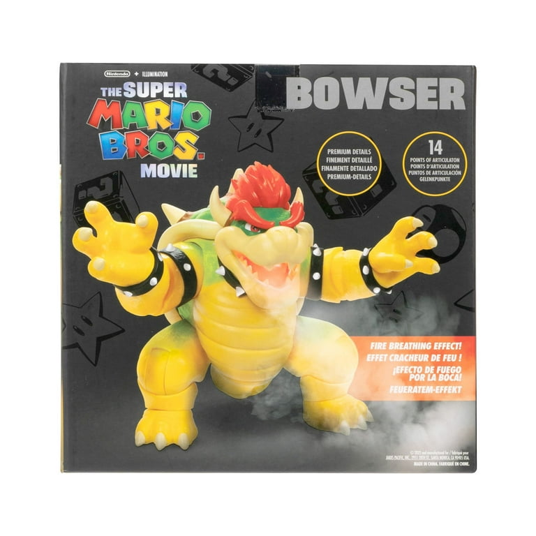 The Super Mario Bros. Movie 7 inch Feature Bowser Action Figure