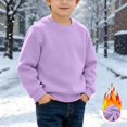 thumbnail image 2 of YOUYEDIAN Kids Crewneck Sweatshirt Toddler Long Sleeve Tops Lightweight Fall Pullovers for Boys and Girls, 2 of 5