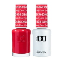 DND 636 Candy Cane Gel & Matching Polish Set - DND Gel & Lacquer