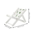 thumbnail image 3 of unbranded Garden Beach Chair Decor Chair Model Element Decor White 1Pack, 3 of 5