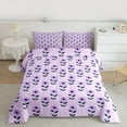 thumbnail image 2 of Homewish Retro Rustic Flower Bedding Comforter Set,Cartoon Floral Daisy Twin Comforter Sets,Purple Daisy Bedding Set For Girl Kids,Microfiber Bedroom Decor Reversible,2 Pieces, 2 of 8