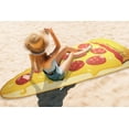 thumbnail image 3 of 100% Polyester Pizza Shaped Novelty Beach Towel. 40" x 70", 3 of 3
