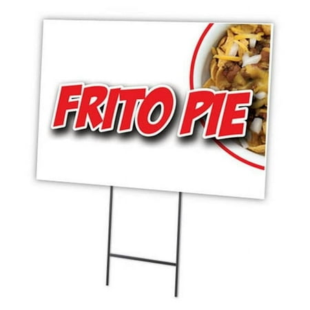 SignMission C-1824 Frito Pie 18 x 24 in. Frito Pie Yard Sign & Stake
