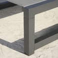 thumbnail image 2 of Nelson Outdoor Aluminum Framed Chaise Lounge with Grey Mesh Body, Set of 2, Black Finish, 2 of 9