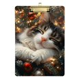 thumbnail image 6 of ALAZA Plastic Clipboard A4 Letter Size Decorative Clipboards for Students Women Men 9" x 12.5" Dream Cat Christmas, 6 of 6