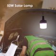 thumbnail image 1 of Luz de bombilla solar LED portátil 3 modos Lámpara duradera alimentada por energía solar para tienda de jardín al aire libre Herramienta de pesca, 1 of 8