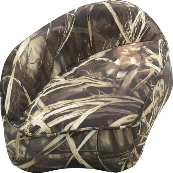 Attwood Green Camouflage Lightweight Fishing Boat Seat