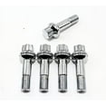 thumbnail image 4 of Set of 20 Veritek 14x1.5mm Chrome OE 2.75 Inch 45mm Shank Length 17mm Star Hex Ball Seat Wheel Lug Bolts for Mercedes Factory Wheels VPE-14151809CF, 4 of 5