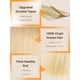 thumbnail image 3 of Extensiones de cabello DOORES Tape en color rubio sucio, platino, 26 cm, 3 of 9