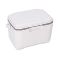thumbnail image 3 of Nevera portátil aislada, enfriadora, con retención de hielo, resistente a fugas, 6 L, caja de almacenamiento, hielera para conciertos, parrillas para Blanco, 3 of 8