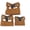 Brown, variant on 3 Pack Squirrel Harness and Leash Set - Adjustable Traction Rope Strap Anti-Biting Chain,Small Animal Training Walking Vest Leash for Squirrel Gerbil Chinchilla Rat