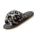 thumbnail image 2 of EKVAHL Women's Fuzzy Open-Toe House Slippers with Memory Foam - Leopard Print Cheetah Plush Cozy Cute Slipper Indoor/Outdoor Soft Slip On Slides Gifts for Women Mom Her Ladies, 2 of 6