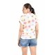 thumbnail image 3 of Blusa juvenil con nudo Roman Fashion, 1965 (Blanco) blanco G, 3 of 4