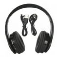 thumbnail image 1 of Auriculares estéreo inalámbricos Bluetooth 5.0 con micrófono para juegos, color negro, 1 of 14