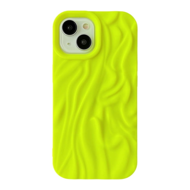 Funda de teléfono con pliegues ondulados en forma de agua para iPhone 11