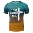 thumbnail image 6 of Bjutir T-Shirts for Men Fashion Casual Short Sleeve Pullover T Shirt Printed Top Gold Xl, 6 of 6