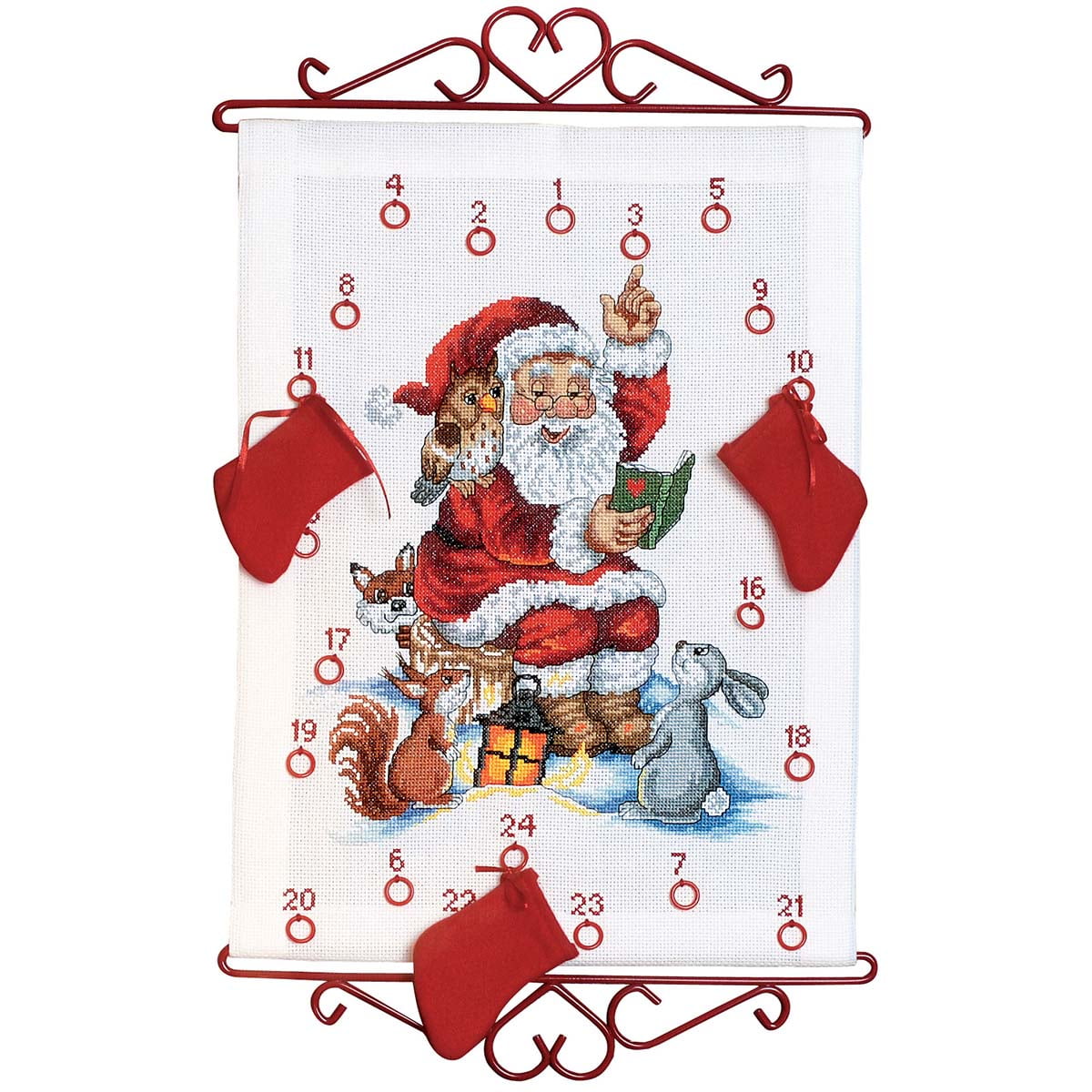 Permin® Pixie Advent Calendar Counted CrossStitch Kit
