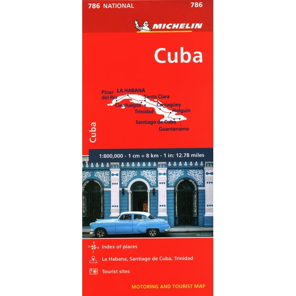 Maps/Country (Michelin): Michelin Cuba Map 786 (Sheet map, folded)