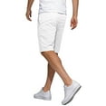 thumbnail image 5 of Cethrio Boys Cargo Shorts, Casual Summer Knee Length Elastic Waist Running Shorts White Size 10-12, 5 of 7