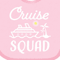thumbnail image 4 of Inktastic Cruise Squad with Vector Cruise Ship and Palm Trees Boys or Girls Baby Bib, 4 of 4