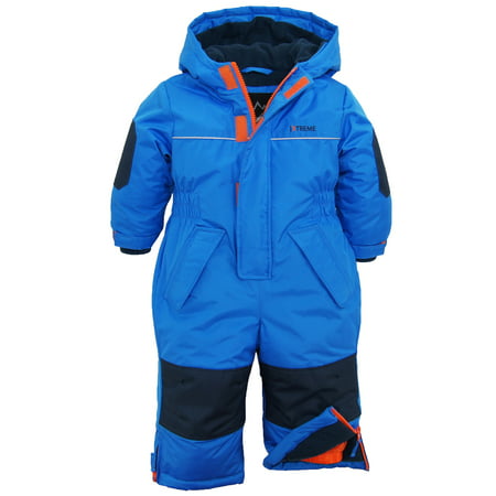 iXtreme Baby Boys Snowmobile Polar Fleece Lined One Piece Winter Solid