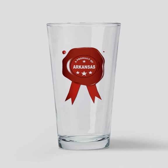 CafePress - A Product Of Arkansas - Pint Glass, Drinking Glass, 16 oz. CafePress