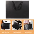 thumbnail image 4 of SHOWERORO Paper Bags Black Paper 6Pcs Simple Design, 4 of 6