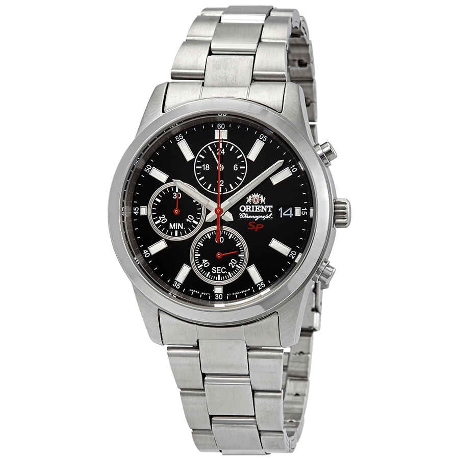 Orient Sporty Chronograph Black Dial 
