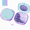Purple, variant on Retainer Case with Vent Holes, Retainer Cleaner Case, Fashion Orthodontic Retainer Case with Mirror