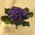 thumbnail image 2 of 1 Pc, 8 Inch Artificial African Violet Bouquet As Perfect Piece For Decorations & Arrangements - Yellow, 2 of 5