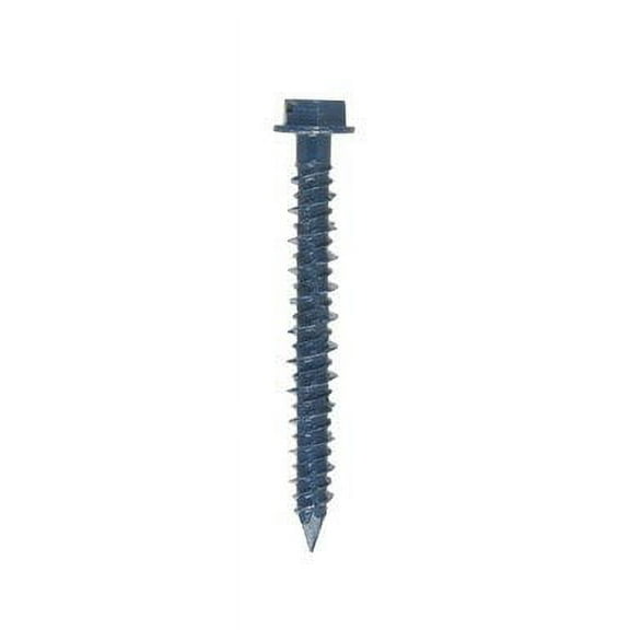 Hillman Tapper Steel Hex Head Concrete Screw Anchor 100 pk