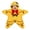 Yellow, variant on Otqutp Infant Xmas Starfish Flannel Crawling Suit Full Zip Hooded Newborn Romper Plush Long Sleeve Bodysuit Warm Winter Outfit
