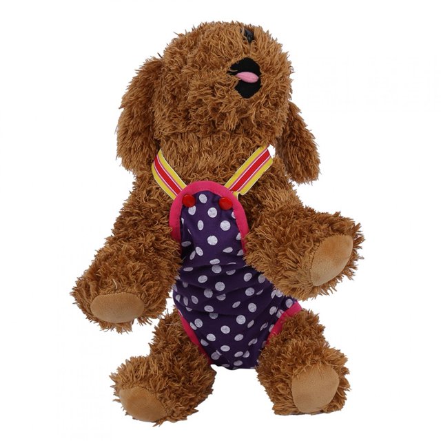 Envolturas para perros con liguero, Pa?ales para perros reutilizables lavables de color púrpura Solución para pantalones a prueba de fugas de perros para incontinencia de mascotas y viajes largos(M) Ecomeon no
