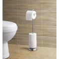 thumbnail image 6 of SunnyPoint Bathroom Free Standing Toilet Tissue Paper Roll Holder Stand with Reserve Function, Chrome Finish, 6 of 7