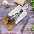 thumbnail image 3 of Hashcart Handmade Marble & Wood Cutting Board for Kitchen Decor, 3 of 5