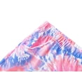thumbnail image 6 of Beezizac Teen Girls Tie Dye Blue & Coral Swirl Pajama Tank Top & Shorts PJ Set 2-Piece Cute Cozy Outfit Big Kid Size 10, 6 of 7
