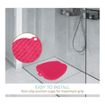 thumbnail image 5 of Foot Scrubber Massager Shower Mat - Pink, 5 of 5