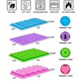 thumbnail image 2 of Juego de 4 moldes de silicona para caramelos Warm Time con goteros, 2 of 8