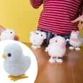 thumbnail image 5 of Chick Wind Toys Plush Chicken Realistic Soft Material for Kids Easter Basket Stuffers Birthday Gifts, 5 of 9