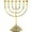 Gold A, variant on Jiibva 7 Branch Menorah Candle Holder Traditional Jewish Menorah Vintage Hanukkah Candle Stand for Home Decor, Prayer Festive Celebrations